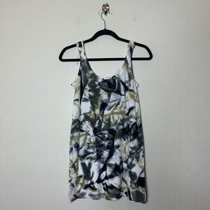 Isda & Co Black Gray Splatter Spray Tank Top
